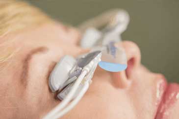 Woman undergoing Dry Eye Treatment